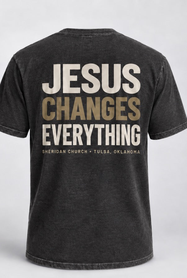 Sheridan Church Tee-Jesus Changes Everything